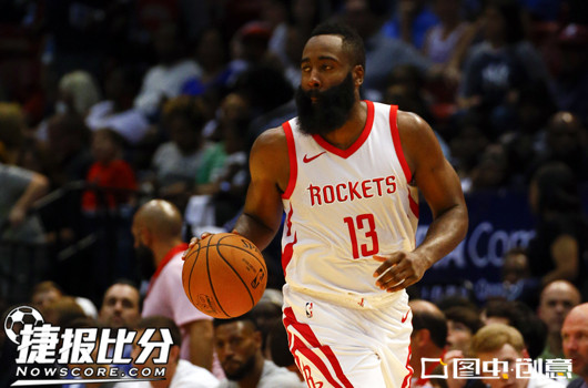 休斯顿火箭vs上海哔哩哔哩  无压力的比赛容易高得分
