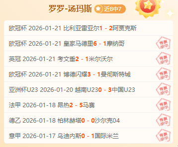 近8中7！欧冠每一秒走势都至关重要！