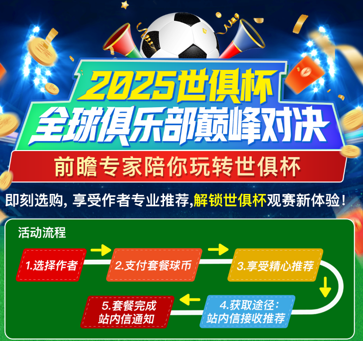 嗨起来！前瞻专家推出精品套餐陪你玩转世俱杯！
