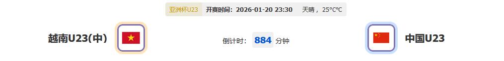 能否再创历史？今晚中国U23力争冲击决赛