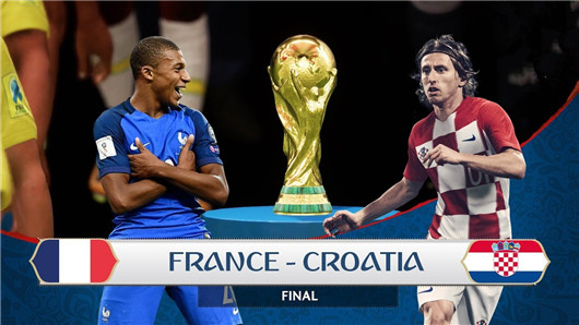 法国vs克罗地亚 决赛上演万众期待