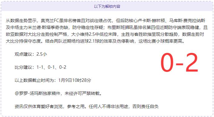昨3连红!澳超晚餐 信心情报全面锁定!
