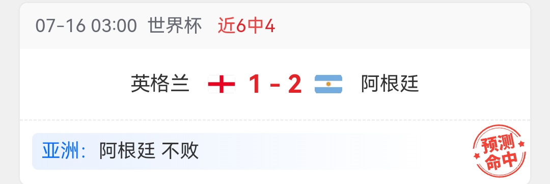 阿根廷不败稳稳命中!欧协联近12中10,AI预测持续暴走