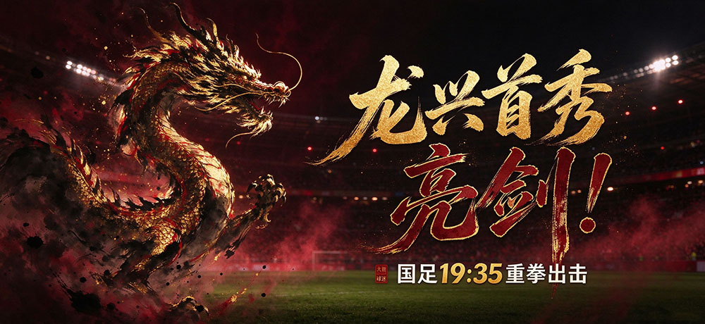 龙兴首秀亮剑！国足19:35重拳出击，大胜献礼球迷！