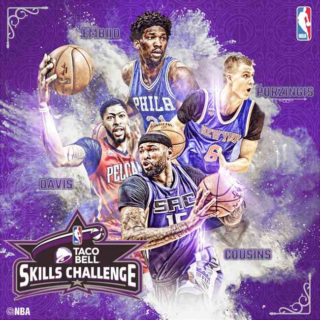 2017全明星技巧挑战赛名单出炉:沃尔恩比德领