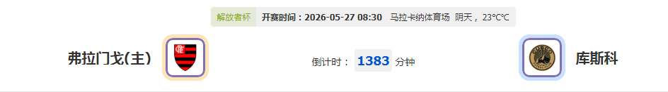 周二保级血战 南美豪门激情对决