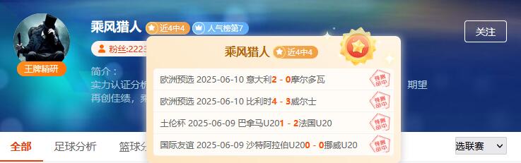  前瞻作者到底有多强？这波9连胜太有说服力！ 
