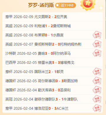 近11中8！意甲拿手好戏 全面信心锁定！