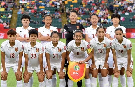 2015年东亚杯中国女足23人球员名单:世界杯阵