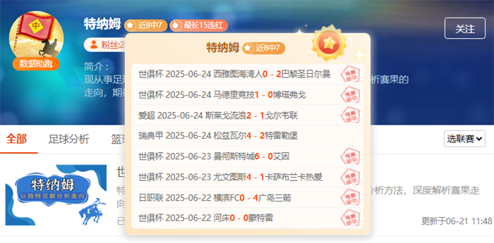 世俱杯致胜锦囊来了！专家手把手教你拆解数据