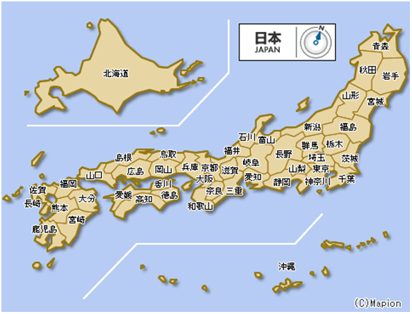 北海道:无本州岛:山形山神(山形县,新泻天鹅(新泻县,金泽(石川县)