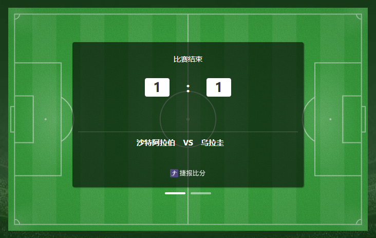 跌宕90分钟!沙特乌拉圭1-1握手言和