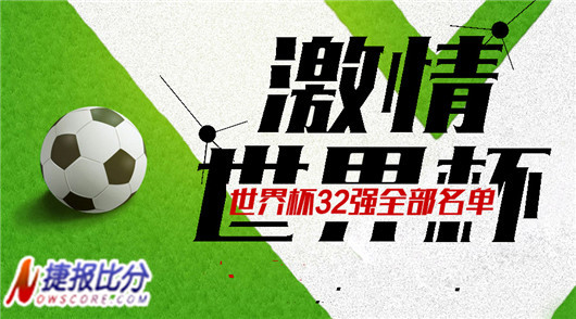 2018世界杯各队阵容汇总 世界杯32强球员完整名单