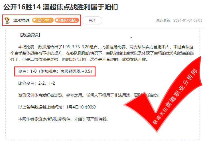喜报：尼古拉特斯拉18胜13 作者大虎7连胜 名咖执导连胜再创新高
