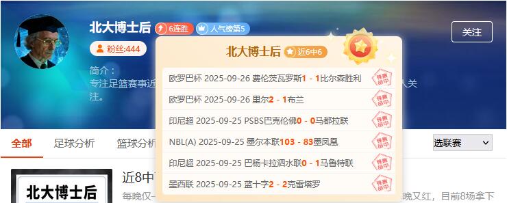 今夜中超欧战好戏连场，7大专家携超高胜率精准出击！
