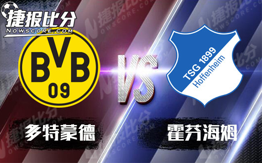 多特蒙德vs霍芬海姆  多特巩固榜首之位