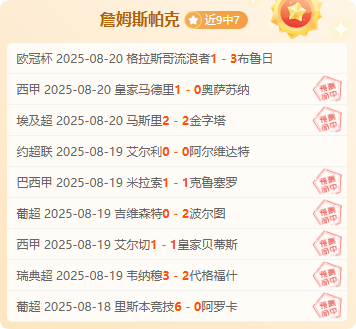 荣誉教授8连胜如日中天！今夜欧冠战火重燃，锁定前瞻智囊团！