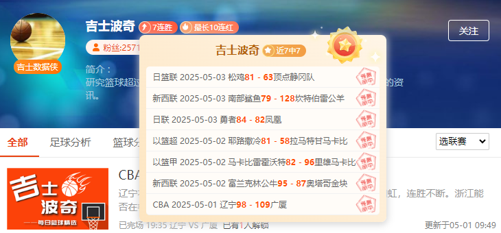 你想要的连胜攻略，前瞻大咖已整理好了！ 